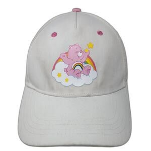 Shein Care Bears Slideback 5 Panel Cap White One Size Adjustable Vented Holes